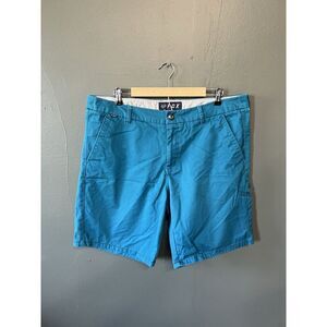 Fox Mens Blue Chino Shorts Size 38